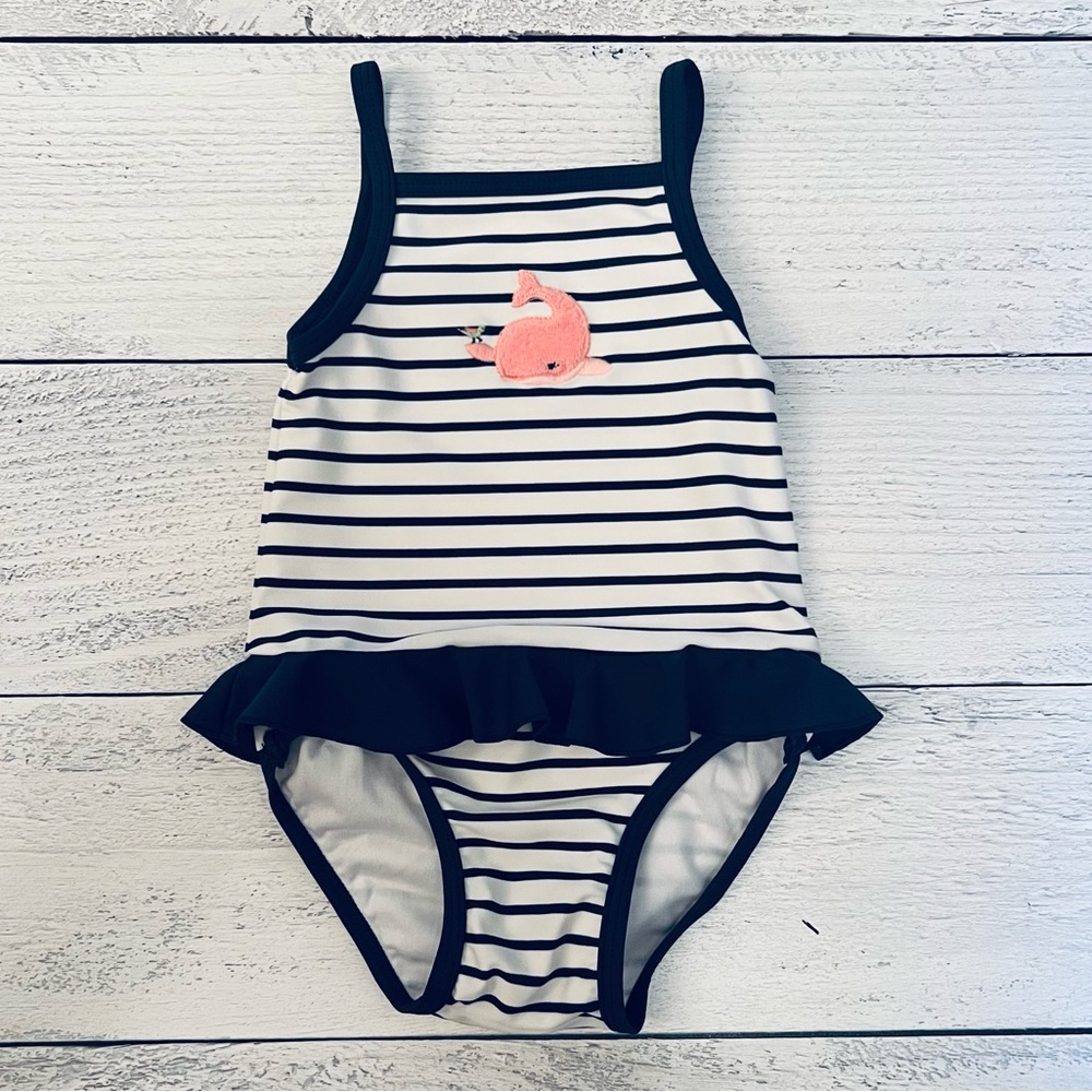 Janie and Jack Girls Swimwear Set Size 6-12 Months - Picture 4 of 6